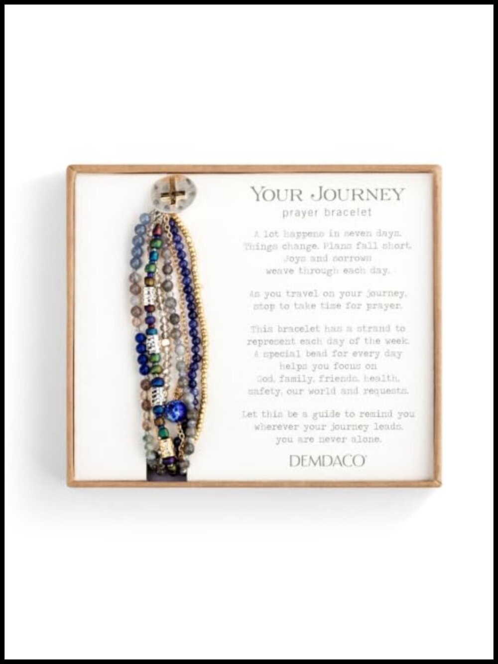 Adjustable Multi-Strand Charm Bracelet Semi-Precious Stone Lobster Claw
